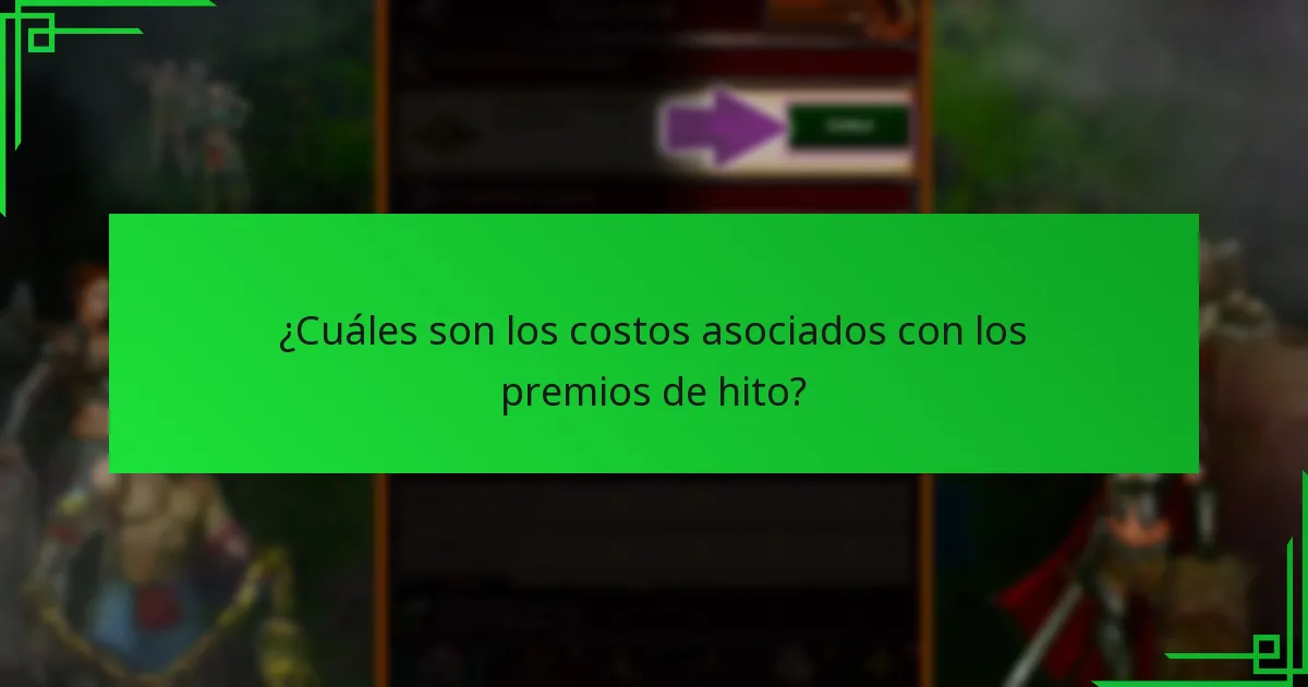 ¿Cómo se comparan los premios de hito actuales con los eventos pasados?