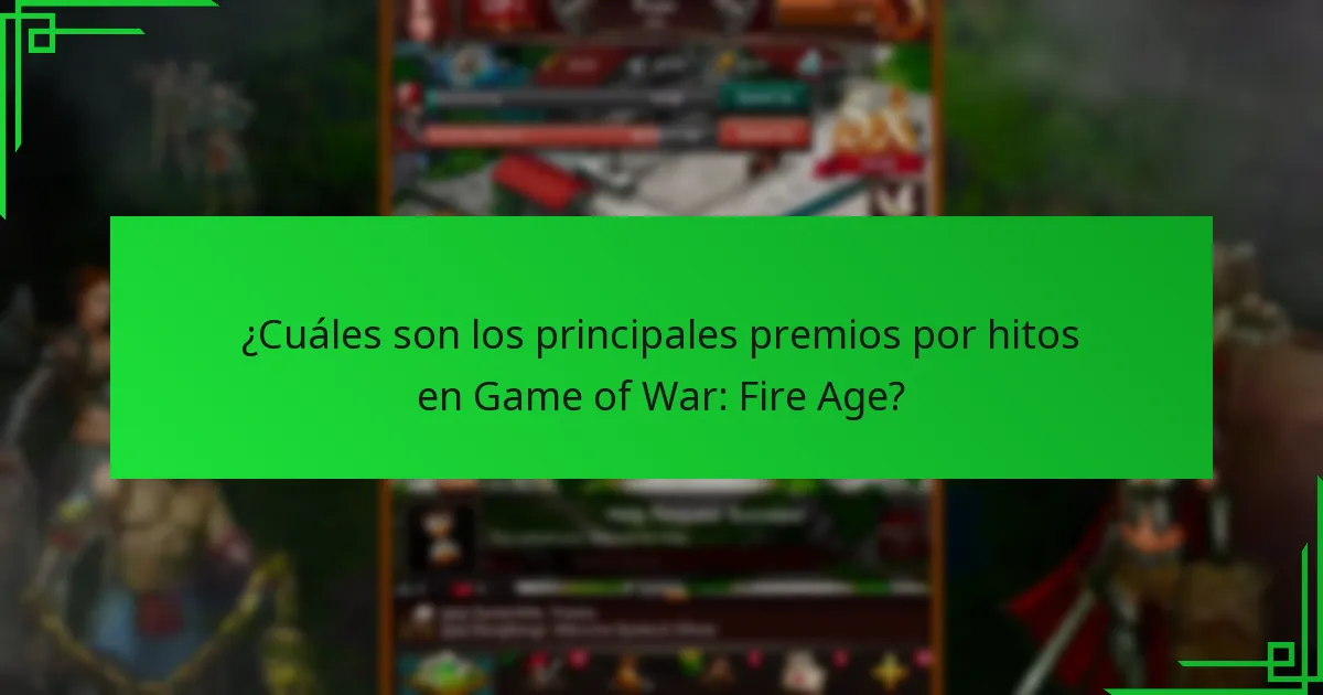 ¿Cómo se comparan los premios por hitos en Game of War con otros juegos?
