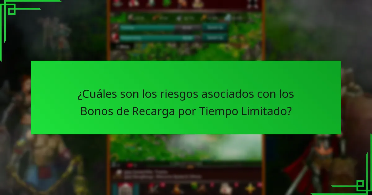 ¿Cómo canjear los Bonos de Recarga por Tiempo Limitado?