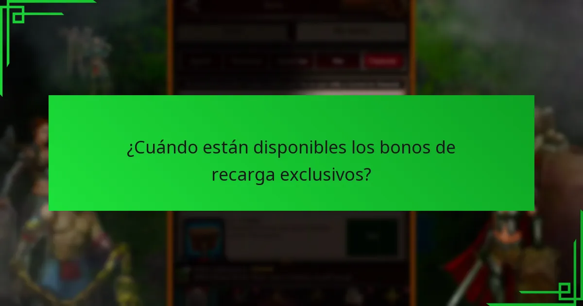 ¿Cómo se comparan los bonos de recarga exclusivos con otras ofertas?