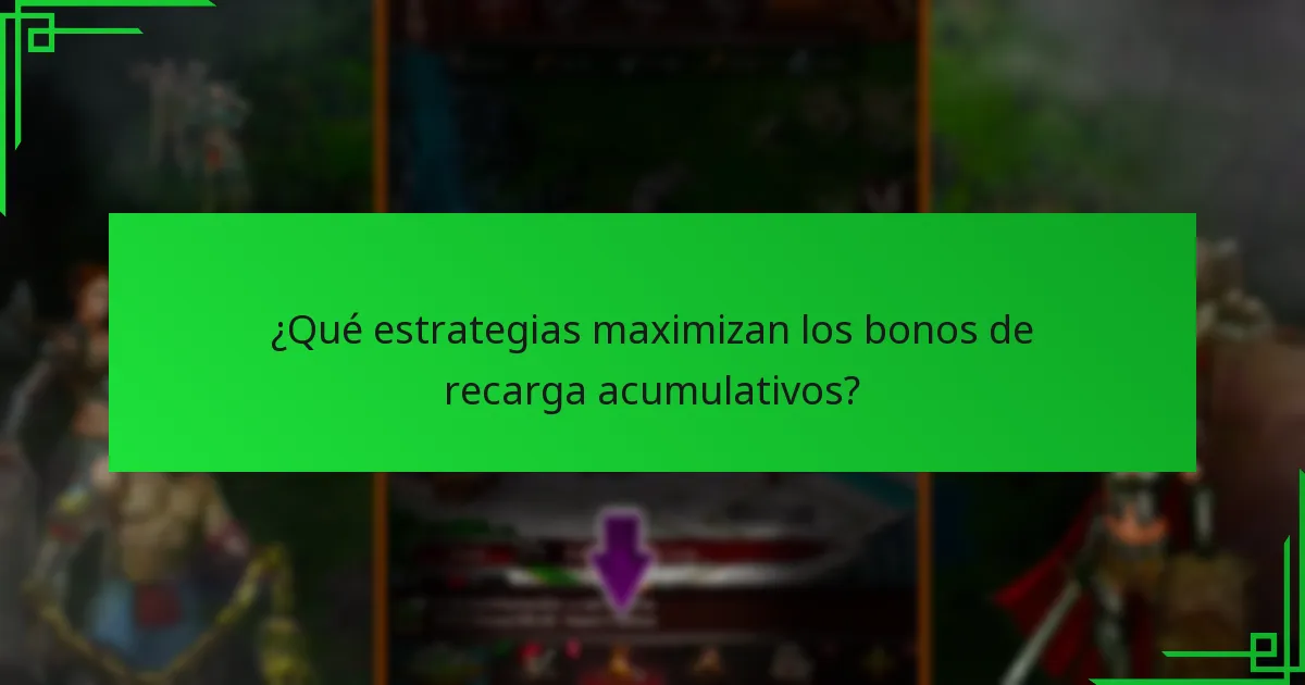 ¿Cómo se comparan los diferentes programas en la oferta de bonos de recarga acumulativos?