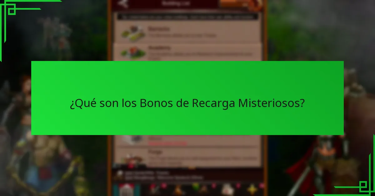 ¿Cuáles son las mejores prácticas para participar en los Bonos de Recarga Misteriosos?